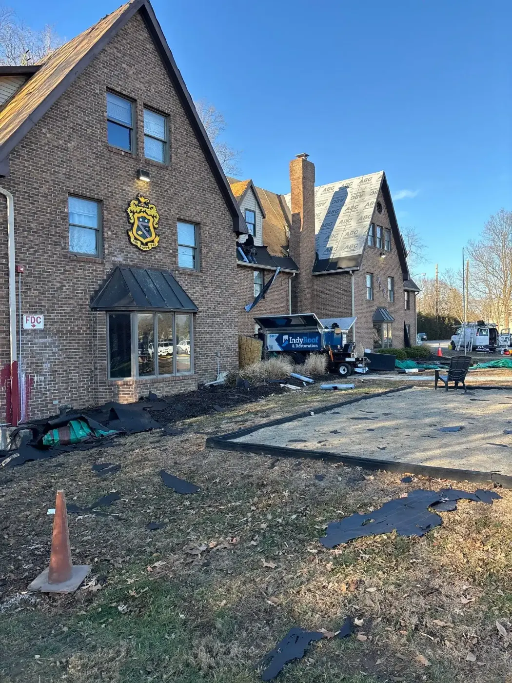 Commercial roof inspection documented in New Haven